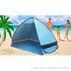 Outdoor 2-3 Persons Sun Shelter, Portable Pop Up Instant Cabana Canopy Anti-UV Sun Shade for Camping Fishing Picnic Beach Lake Park